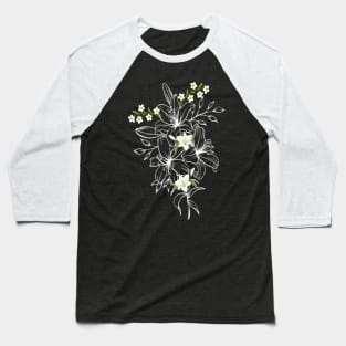 Colourful Flower For Flowers Lovers Baseball T-Shirt